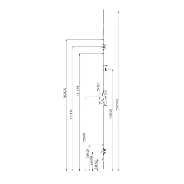 Yale Ys170 35/92 3 Hook 4 Roller