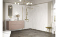 Icorra Wetroom Panel & Support Bar - Brushed Brass
