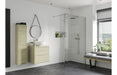 Icorra Wetroom Panel & Support Bar - Chrome