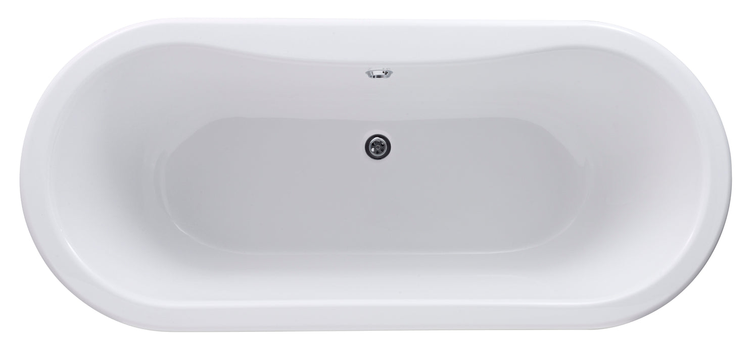 Double Ended Freestanding Bath - Pride Leg Set 1500mm