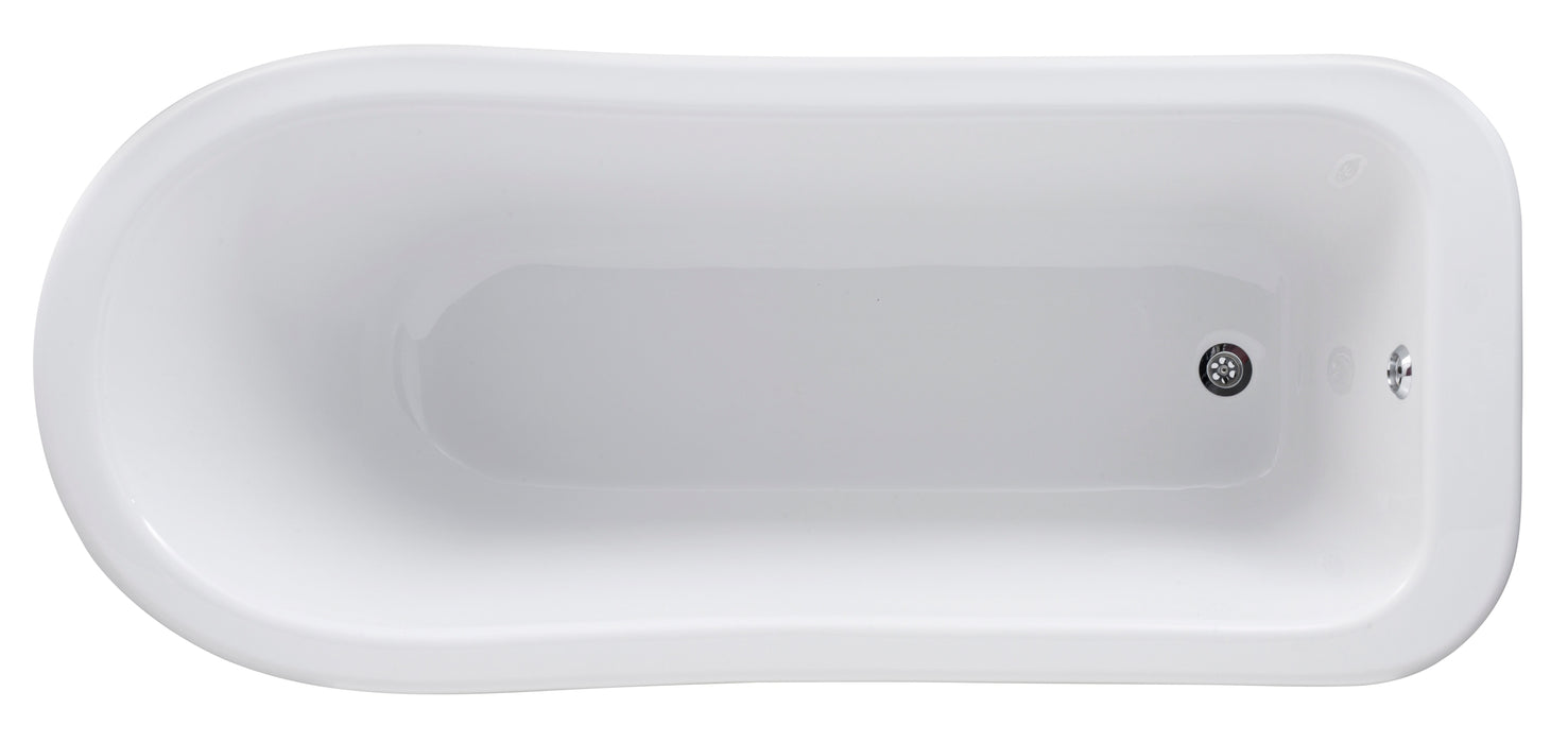 Single Ended Freestanding Slipper Bath - Deacon Leg Set 1500mm