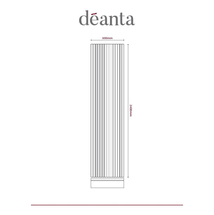 Deanta Immerse Acoustic Panelling Dark Grey Ash