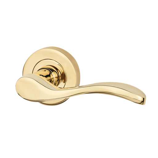 IRONMONGERY ARIEL POLISHED BRASS TONE HANDLE HARDWARE PACK