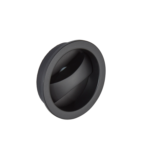 IRONMONGERY ARIES MATT BLACK POCKET DOOR PRIVACY HANDLE