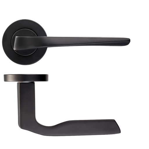 IRONMONGERY CARINA MATT BLACK HANDLE HARDWARE PACK