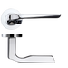 IRONMONGERY CARINA POLISHED CHROME TONE PRIVACY HANDLE HARDWARE PACK