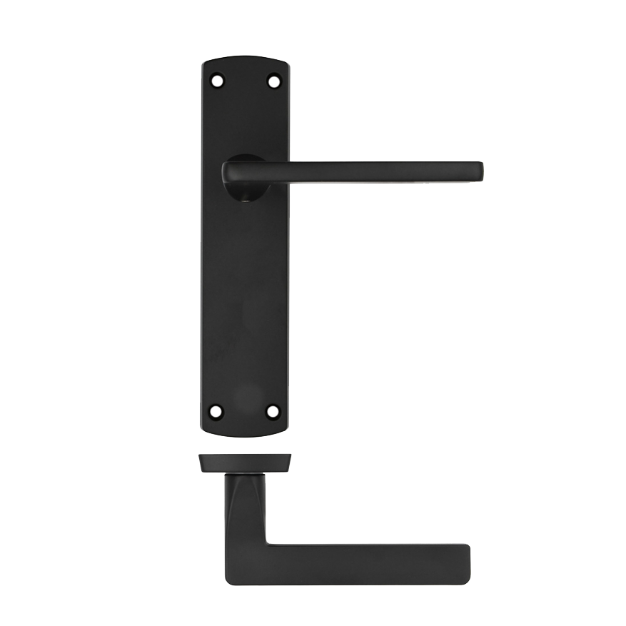 IRONMONGERY CHESTER MATT BLACK HANDLE PACK — Trade Superstore Online