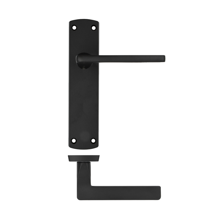 IRONMONGERY CHESTER MATT BLACK HANDLE PACK