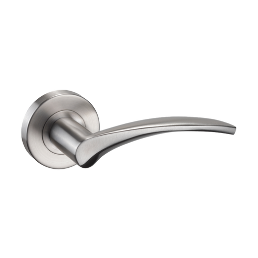 IRONMONGERY CORVUS SATIN CHROME TONE HANDLE HARDWARE PACK