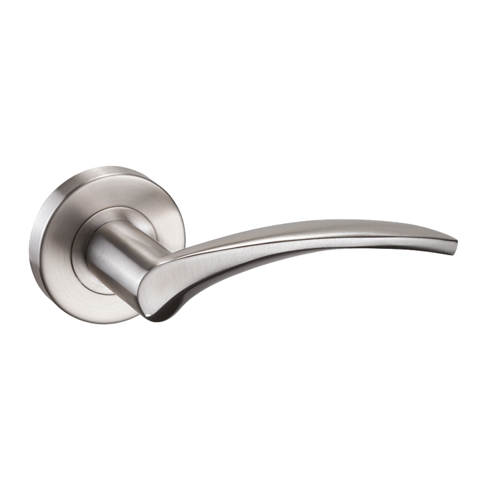 IRONMONGERY CORVUS SATIN CHROME TONE PRIVACY HANDLE HARDWARE PACK