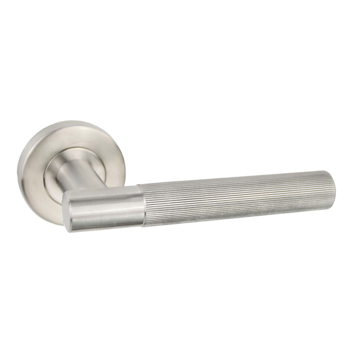 IRONMONGERY GENEVA SATIN STAINLESS STEEL TONE HANDLE HARDWARE PRIVACY PACK