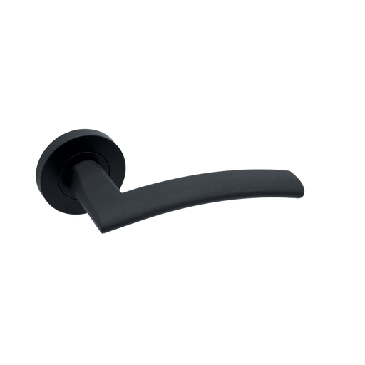 IRONMONGERY GENOA MATT BLACK HANDLE HARDWARE PACK