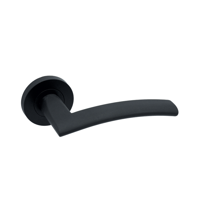 IRONMONGERY GENOA MATT BLACK HANDLE HARDWARE PACK