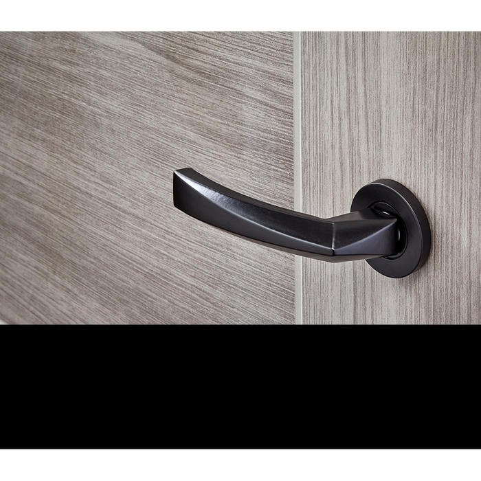 IRONMONGERY HERCULES MATT BLACK HANDLE HARDWARE PACK