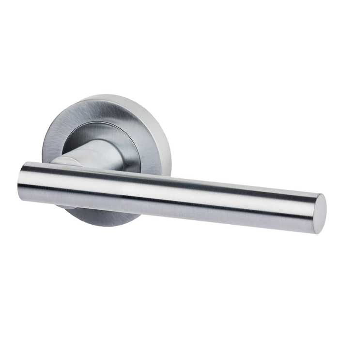 IRONMONGERY HYPERION SATIN CHROME TONE HANDLE PACK