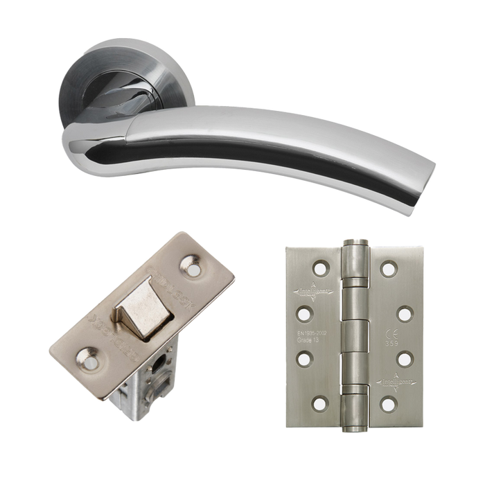 IRONMONGERY JUPITER HANDLE HARDWARE PACK