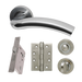 IRONMONGERY JUPITER PRIVACY HANDLE HARDWARE PACK