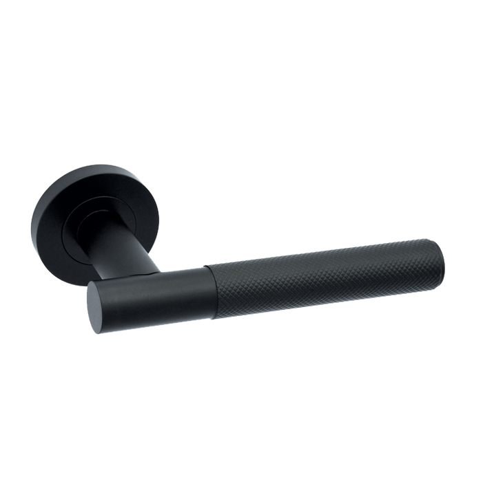IRONMONGERY LUGANO MATT BLACK PRIVACY HANDLE PACK