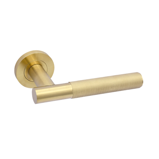 IRONMONGERY LUGANO SATIN GOLD TONE HANDLE PACK