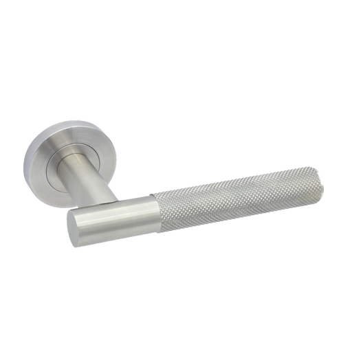 IRONMONGERY LUGANO SATIN STAINLESS STEEL TONE HANDLE PACK