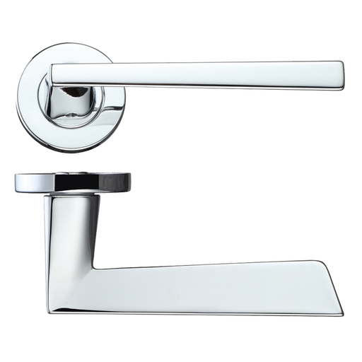 IRONMONGERY LYRA POLISHED CHROME TONE HANDLE HARDWARE PACK