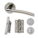 IRONMONGERY MERCURY PRIVACY HANDLE HARDWARE PACK