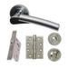 IRONMONGERY NEPTUNE PRIVACY HANDLE HARDWARE PACK