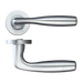 IRONMONGERY NORMA SATIN CHROME TONE PRIVACY HANDLE HARDWARE PACK