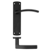 IRONMONGERY OXFORD MATT BLACK HANDLE PACK