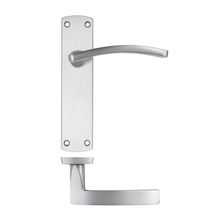 IRONMONGERY OXFORD SATIN CHROME TONE HANDLE PACK
