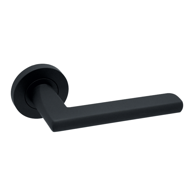 IRONMONGERY PARMA MATT BLACK HANDLE PACK