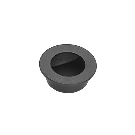 IRONMONGERY PISCES MATT BLACK POCKET DOOR FINGER PULL