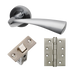 IRONMONGERY PLUTO HANDLE HARDWARE PACK