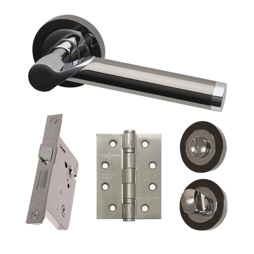 IRONMONGERY POLARIS PRIVACY HANDLE HARDWARE PACK