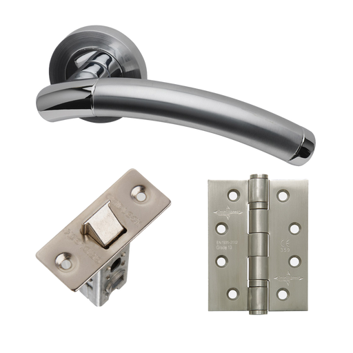 IRONMONGERY SATURN HANDLE HARDWARE PACK
