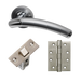 IRONMONGERY SATURN HANDLE HARDWARE PACK