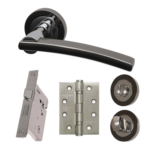 IRONMONGERY SIRUS PRIVACY HANDLE HARDWARE PACK