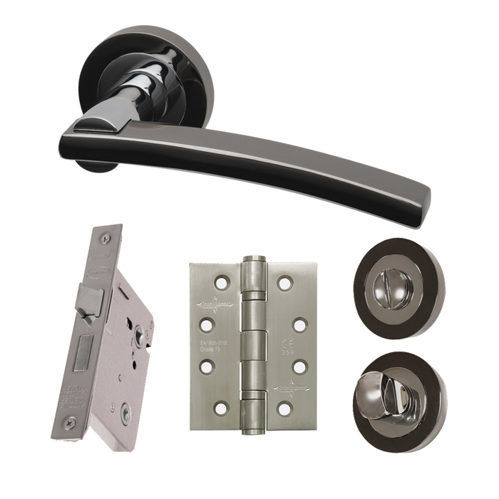 IRONMONGERY SIRUS PRIVACY HANDLE HARDWARE PACK