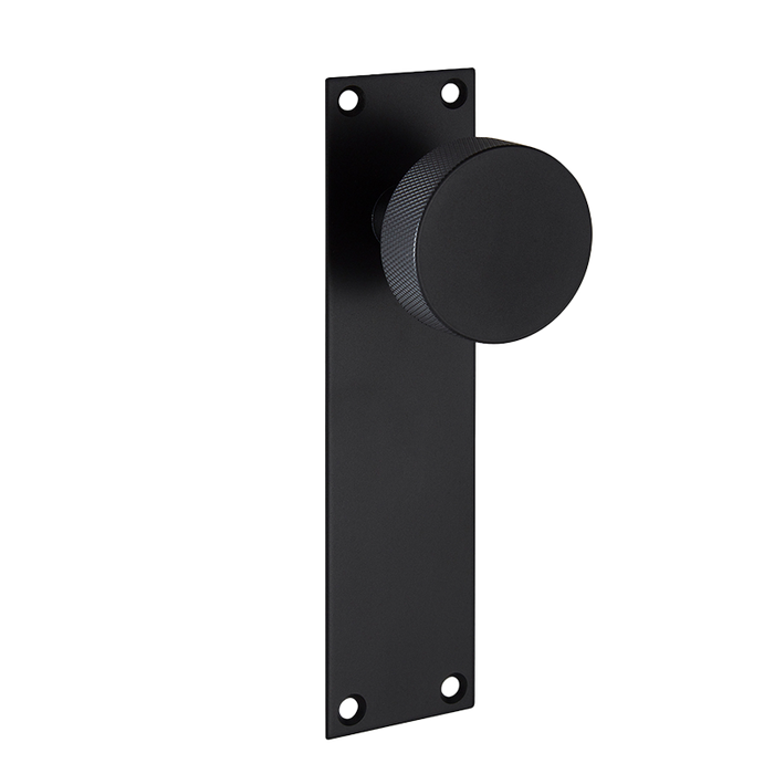 IRONMONGERY ZERMATT MATT BLACK HANDLE HARDWARE PACK