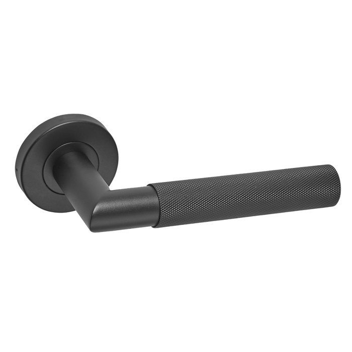 IRONMONGERY ZURICH MATT BLACK HANDLE PRIVACY HARDWARE PACK