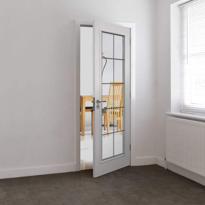 JB Kind Decima White Glazed Internal Door
