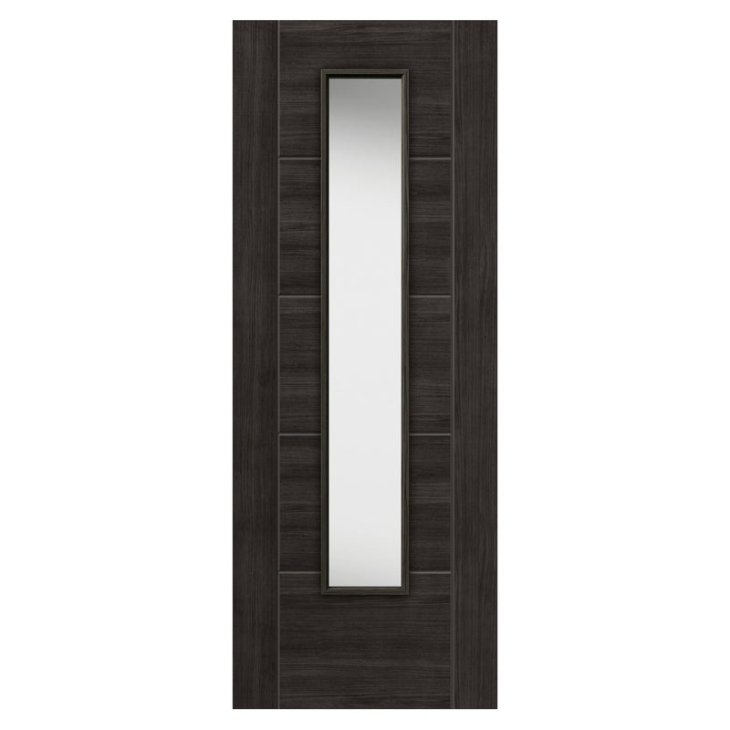 JB Kind TIGRIS DARK GREY GLAZED INTERNAL DOOR P/F 35 X 1981 X 686