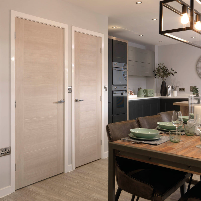 JB Kind Tigris Ivory Laminate Internal Fire Door