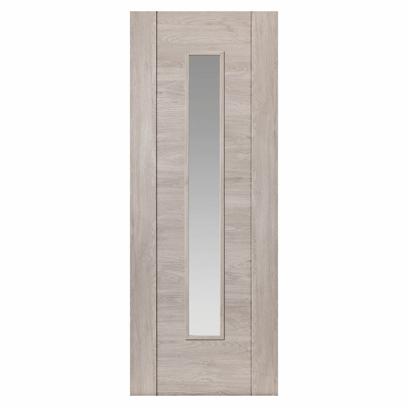 JB Kind ALABAMA LIGHT GREY GLAZED INTERNAL DOOR P/F 35 X 1981 X 686