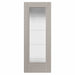 JB Kind TIGRIS LIGHT GREY FULL GLAZED INTERNAL DOOR P/F 35 X 1981 X 610