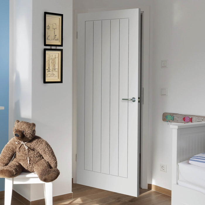 JB Kind Cottage 5 White Internal Fire Door