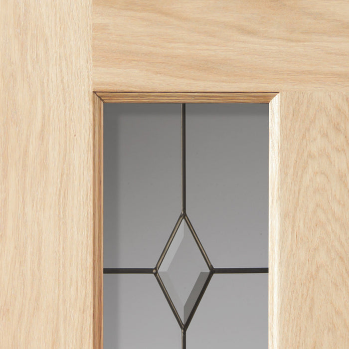 JB Kind Churnet Oak Glazed Internal Door