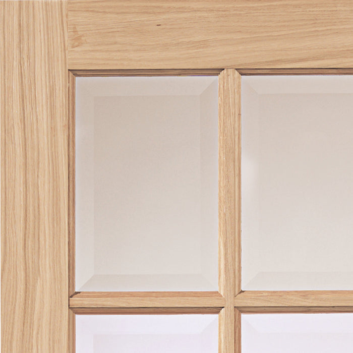 JB Kind Dove Oak Glazed Internal Door