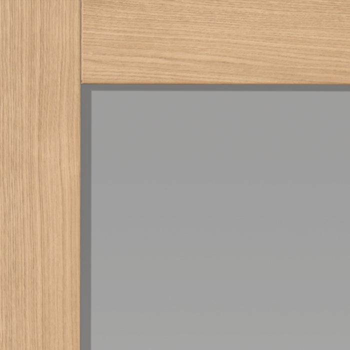 JB Kind Fuji Oak Glazed Internal Door