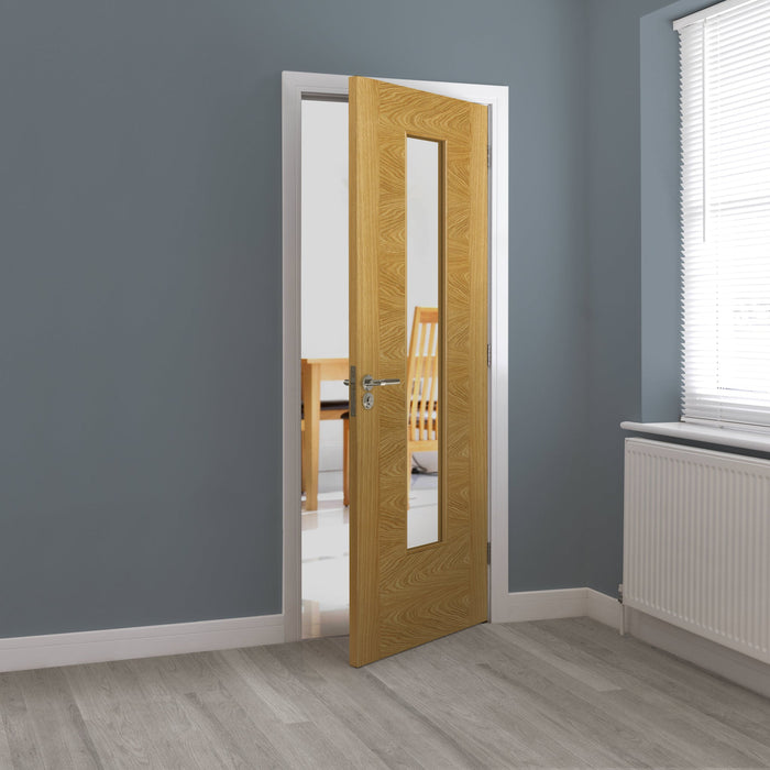JB Kind Ostria Oak Glazed Internal Door
